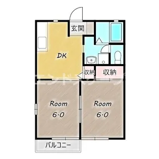 チェリーハイツ A【1階】の間取り