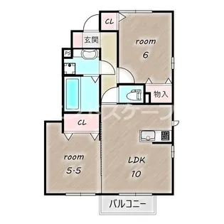 カーサ・コンフォルト【1階】の間取り