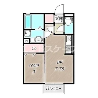 Freesia【2階】の間取り