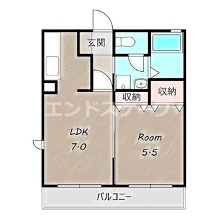 リヴェールアークⅡ【1階】の間取り