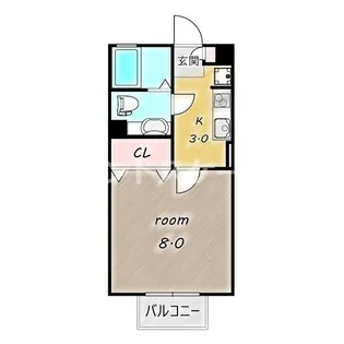 セサミコート【1階】の間取り