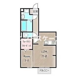チェントロクオーレⅠ【2階】の間取り