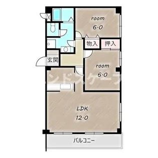 ファミール2000 B【3階】の間取り