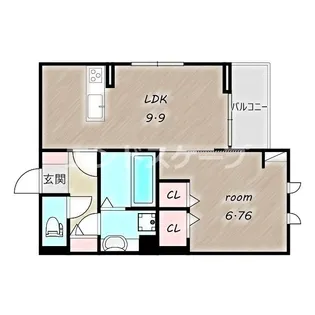 セッティエーム高崎 A【3階】の間取り