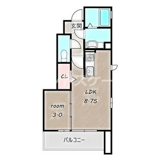 サンライトレジデンス Ⅲ【1階】の間取り