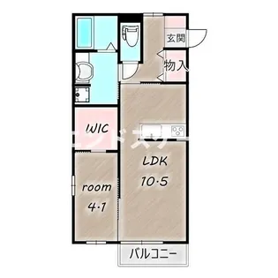 リバーサイド・S【2階】の間取り