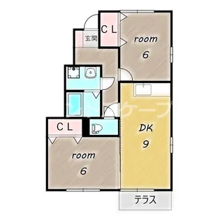 エミネンス A/B【1階】の間取り