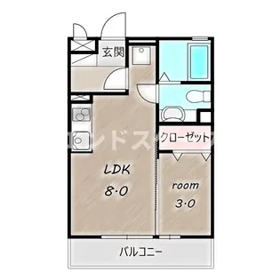 エクセルコート【2階】の間取り