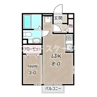 メゾン・ルーチェ【201号室】の間取り