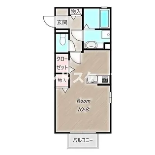 Floral Nakajima Ⅱ【2階】の間取り