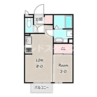 レネット【202号室】の間取り