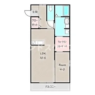 サンライトレジデンス駒形【1階】の間取り
