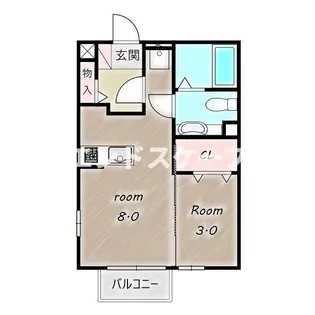 グリーンハイム A【2階】の間取り