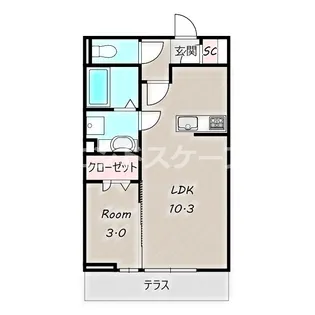 ステンルークス【1階】の間取り