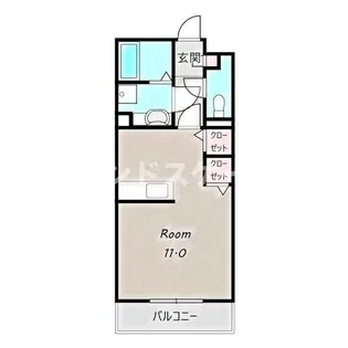 クレール【3階】の間取り