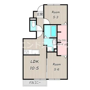 エコンフォート前橋駒形 A棟【1階】の間取り
