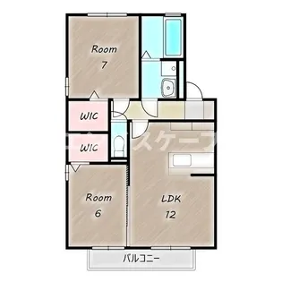 MIYABI B【2階】の間取り