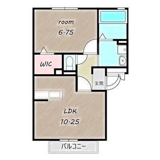 ラ メール【102号室】の間取り