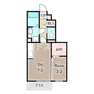 セピアコート【1階】の間取り