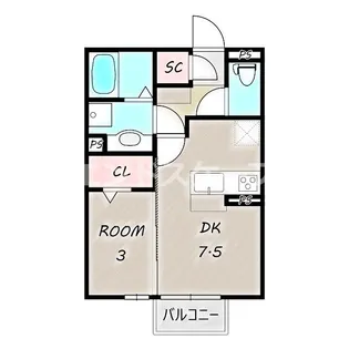 アルファベットⅡ【2階】の間取り