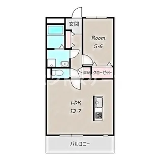 グランヴェルジュ【1階】の間取り