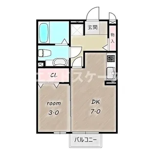 ルミナスハイム Ⅰ/Ⅱ【1階】の間取り