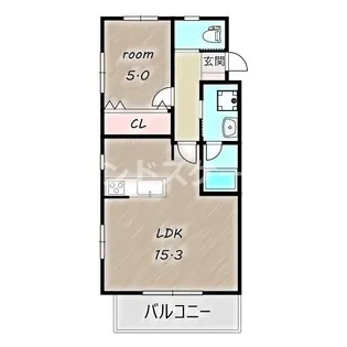 高崎栄町スターレジデンス【3階】の間取り