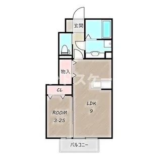 セジュール石倉【1階】の間取り