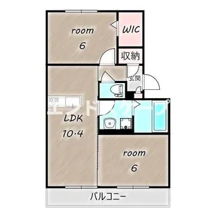 グランメールZen【102号室】の間取り