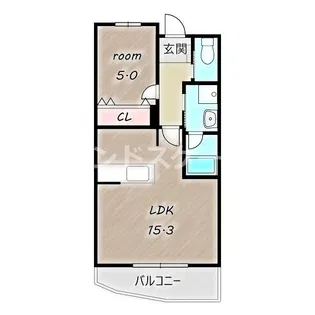 高崎栄町スターレジデンス【2階】の間取り