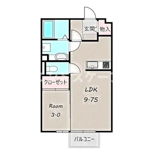 アイリス【1階】の間取り