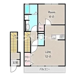 ミヤビ E【2階】の間取り