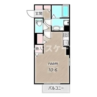 フォンテーヌ A【2階】の間取り