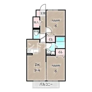 サンモール A【1階】の間取り