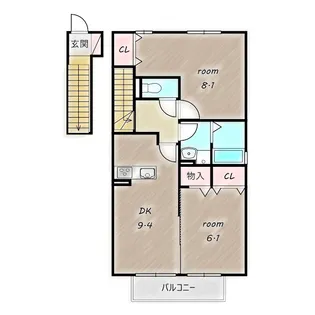 サンモール A【203号室】の間取り