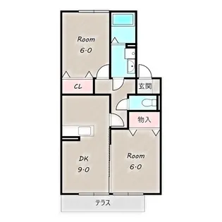 エスペランサK【1階】の間取り