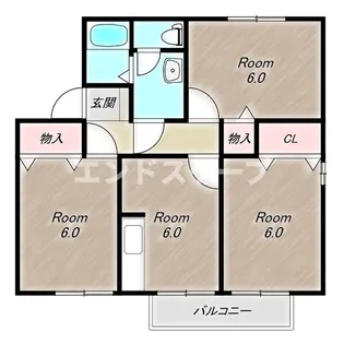 ヴェルフィーユA【2階】の間取り