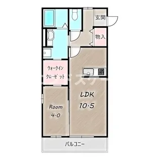 オペラハウス上大島 B【2階】の間取り
