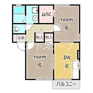 ニューポワール B【1階】の間取り