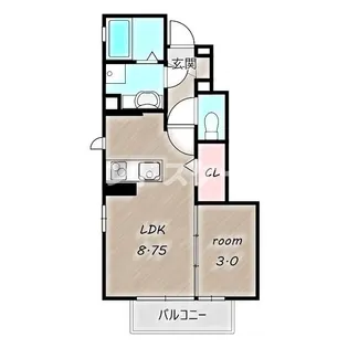 アムール C【1階】の間取り