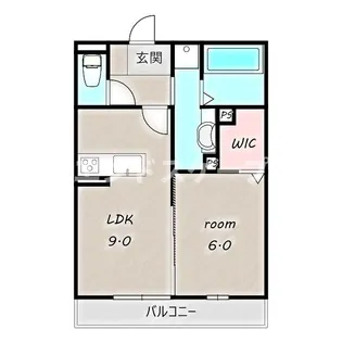 ブレグレース【2階】の間取り