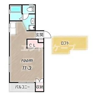 Jハウス【2階】の間取り