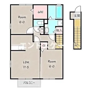 casa Ⅰ【2階】の間取り