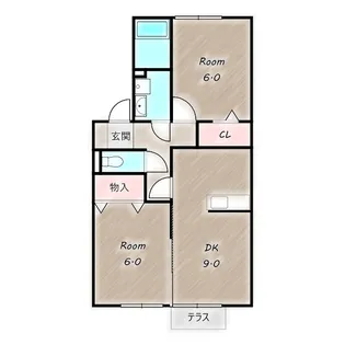 ファミールK・S Ⅱ【1階】の間取り
