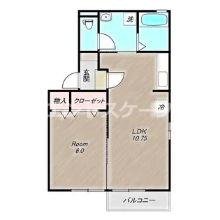 ルミナス・オリエンタルコート【1階】の間取り