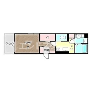 オペラハウス和田町【1階】の間取り