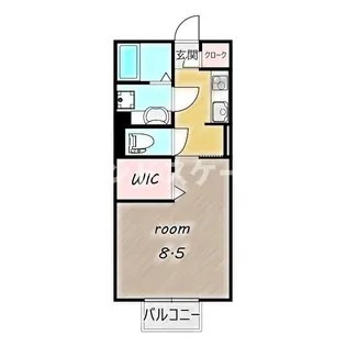 プレシャス前橋 A【1階】の間取り