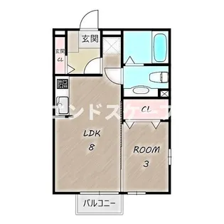 メゾン ソニア B【2階】の間取り