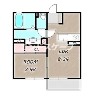 エタルナ倉賀野 Ⅱ【1階】の間取り
