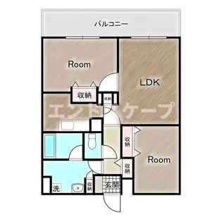アーバンポイント高崎【2階】の間取り